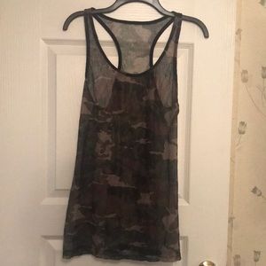 XL sheer camo tank